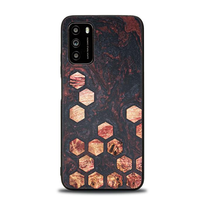 Xiaomi POCO M3 Handyhülle aus Harz und Holz - Synergy#F27