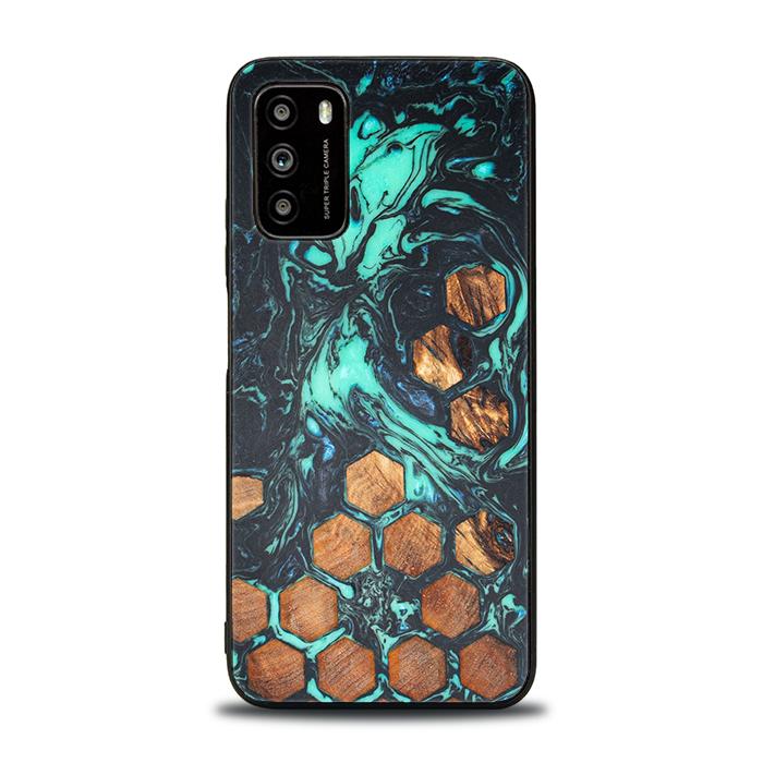 Xiaomi POCO M3 Handyhülle aus Harz und Holz - Synergy#F28