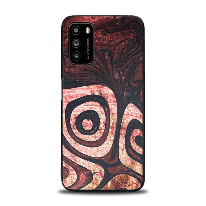 Xiaomi POCO M3 Handyhülle aus Harz und Holz - Synergy#F32