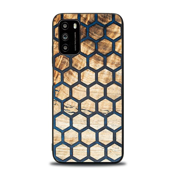 Xiaomi POCO M3 Handyhülle aus Harz und Holz - Synergy#F36