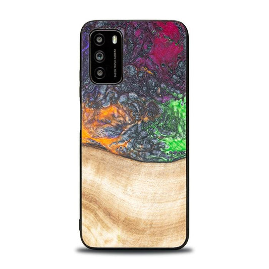 Xiaomi POCO M3 Handyhülle aus Harz und Holz - Synergy#F6