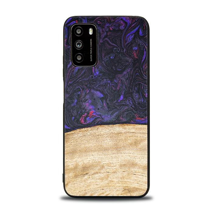 Xiaomi POCO M3 Handyhülle aus Harz und Holz - Synergy#F7