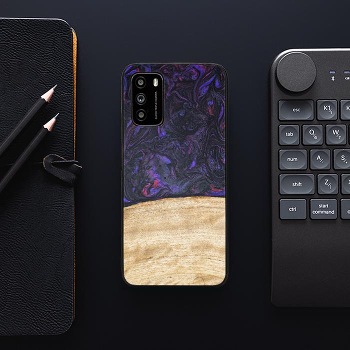 Xiaomi POCO M3 Handyhülle aus Harz und Holz - Synergy#F7