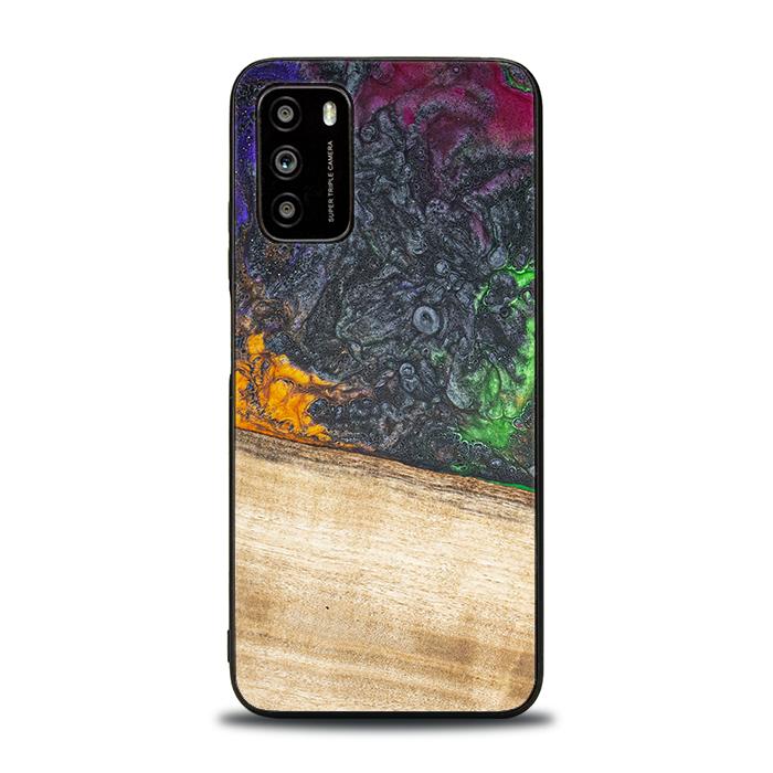 Xiaomi POCO M3 Handyhülle aus Harz und Holz - Synergy#F8