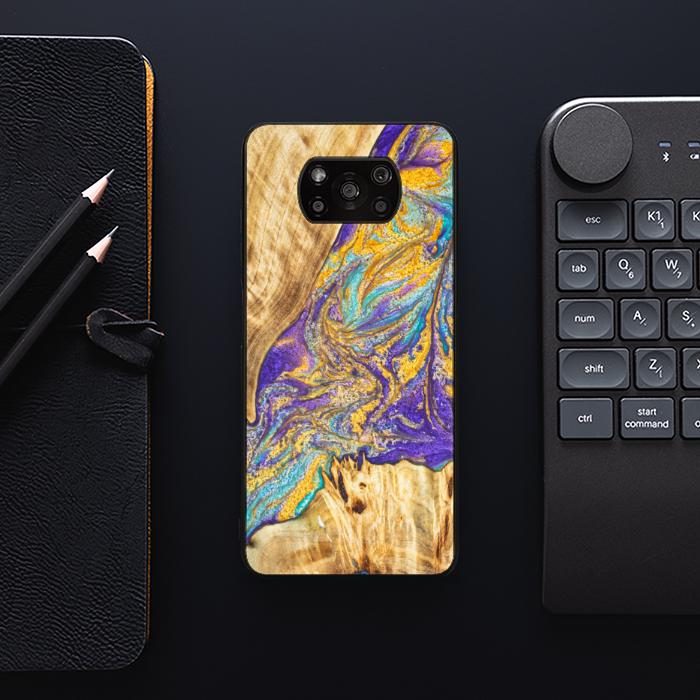 Xiaomi POCO X3 / X3 Pro Resin & Wood Phone Case - SYNERGY#E2