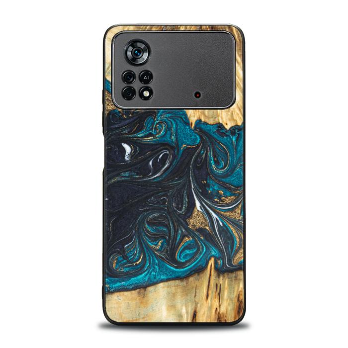 Xiaomi POCO X4 Pro 5G Handyhülle aus Harz und Holz - SYNERGY#E1