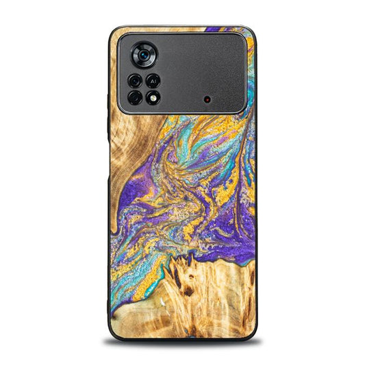 Xiaomi POCO X4 Pro 5G Handyhülle aus Harz und Holz - SYNERGY#E2