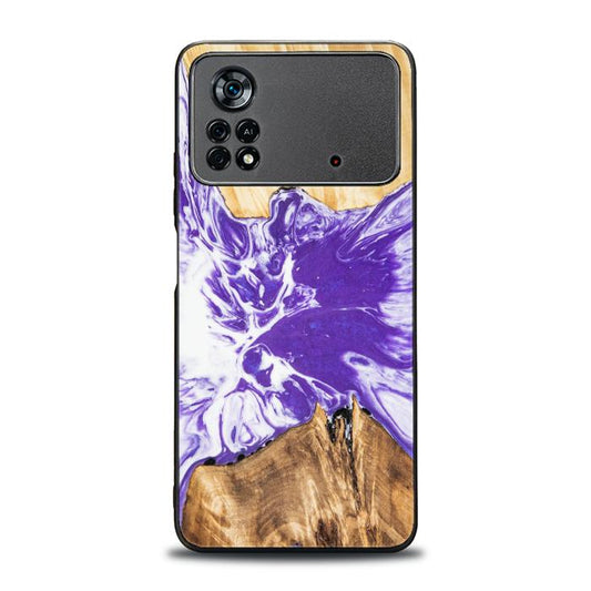 Xiaomi POCO X4 Pro 5G Handyhülle aus Harz und Holz - Synergy#A78
