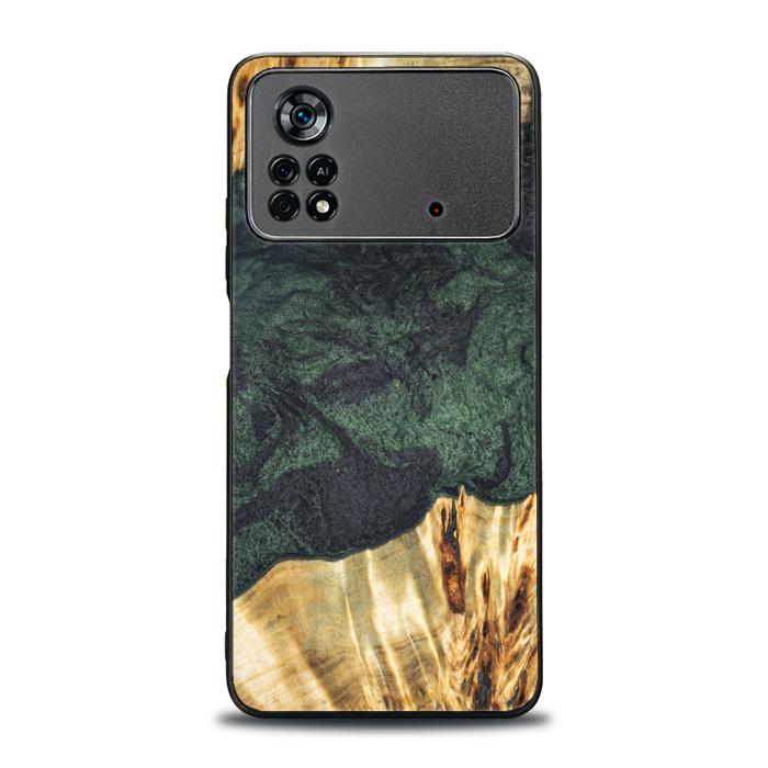 Xiaomi POCO X4 Pro 5G Handyhülle aus Harz und Holz - Synergy#E14