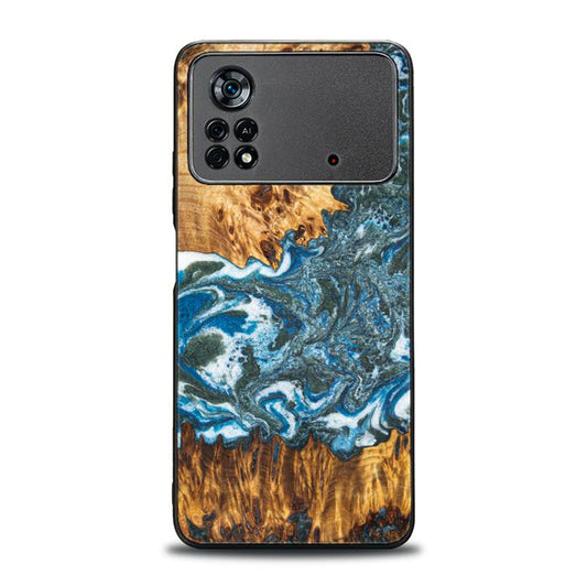 Xiaomi POCO X4 Pro 5G Handyhülle aus Harz und Holz - Synergy#E17