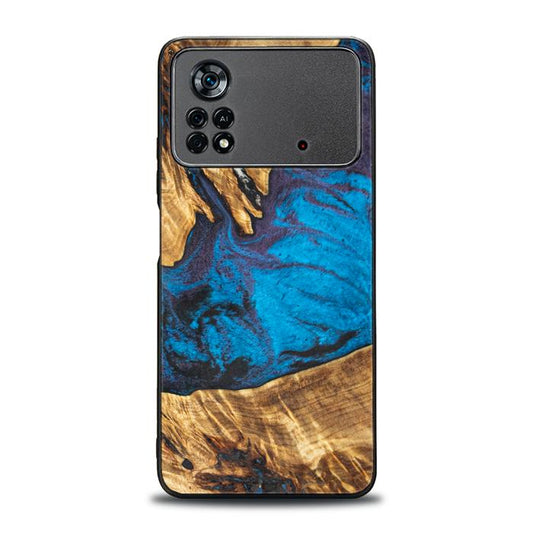Xiaomi POCO X4 Pro 5G Handyhülle aus Harz und Holz - Synergy#E21