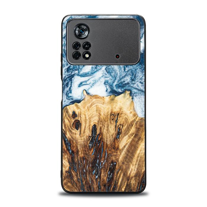 Xiaomi POCO X4 Pro 5G Handyhülle aus Harz und Holz - Synergy#E23
