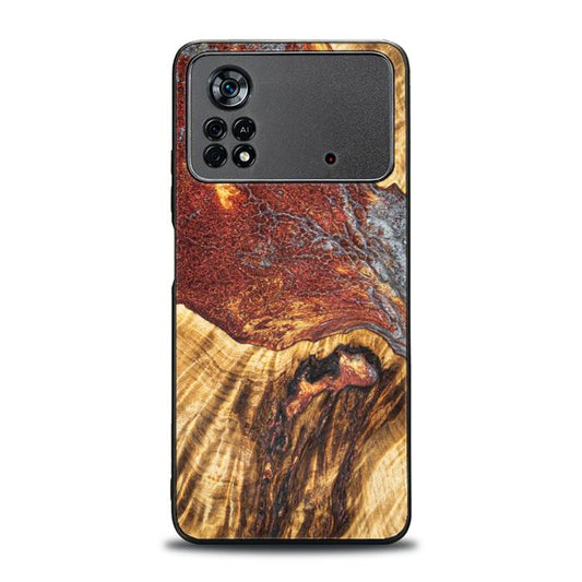 Xiaomi POCO X4 Pro 5G Handyhülle aus Harz und Holz - Synergy#E9