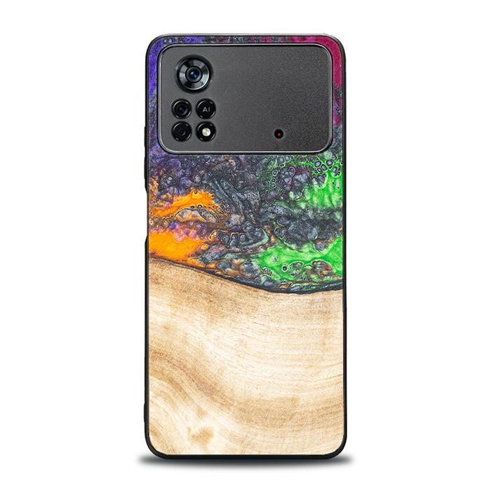 Xiaomi POCO X4 Pro 5G Handyhülle aus Harz und Holz - Synergy#F1