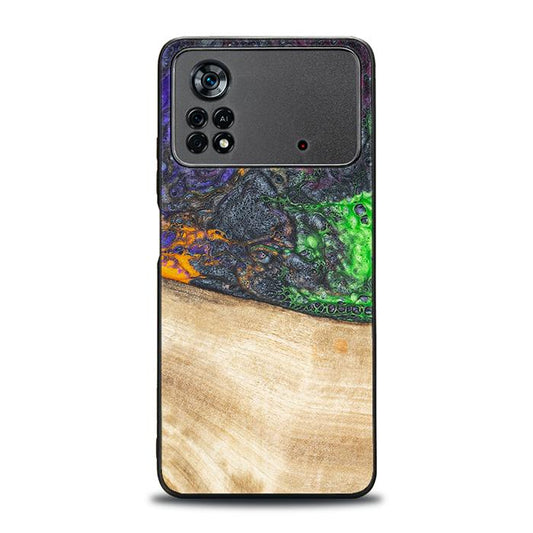 Xiaomi POCO X4 Pro 5G Handyhülle aus Harz und Holz - Synergy#F10