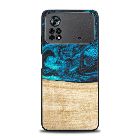Xiaomi POCO X4 Pro 5G Handyhülle aus Harz und Holz - Synergy#F11