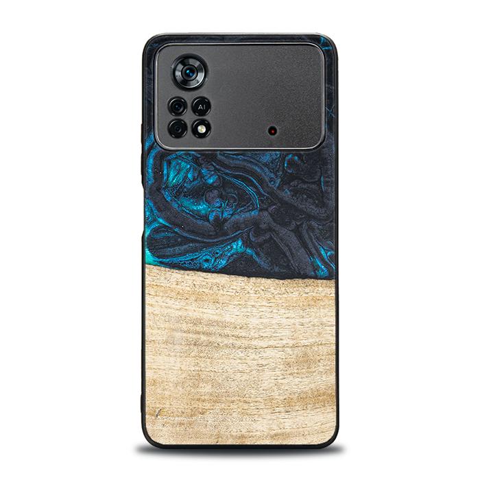 Xiaomi POCO X4 Pro 5G Handyhülle aus Harz und Holz - Synergy#F13
