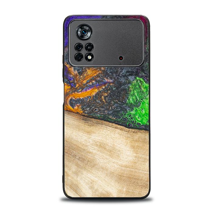 Xiaomi POCO X4 Pro 5G Handyhülle aus Harz und Holz - Synergy#F15