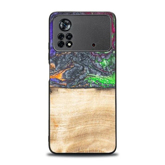 Xiaomi POCO X4 Pro 5G Handyhülle aus Harz und Holz - Synergy#F2