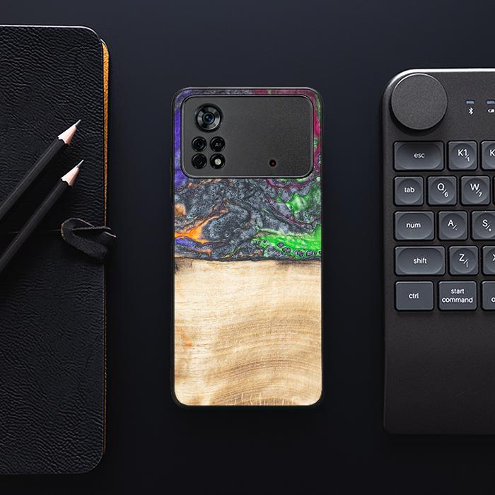 Xiaomi POCO X4 Pro 5G Handyhülle aus Harz und Holz - Synergy#F2