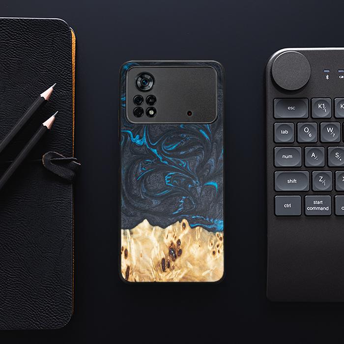 Xiaomi POCO X4 Pro 5G Handyhülle aus Harz und Holz - Synergy#F21