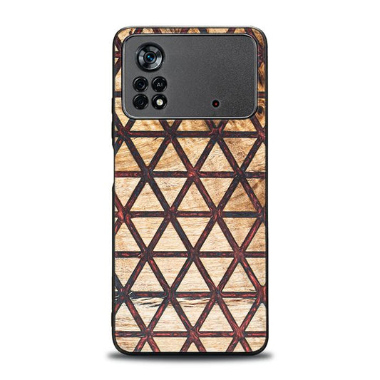 Xiaomi POCO X4 Pro 5G Handyhülle aus Harz und Holz - Synergy#F22