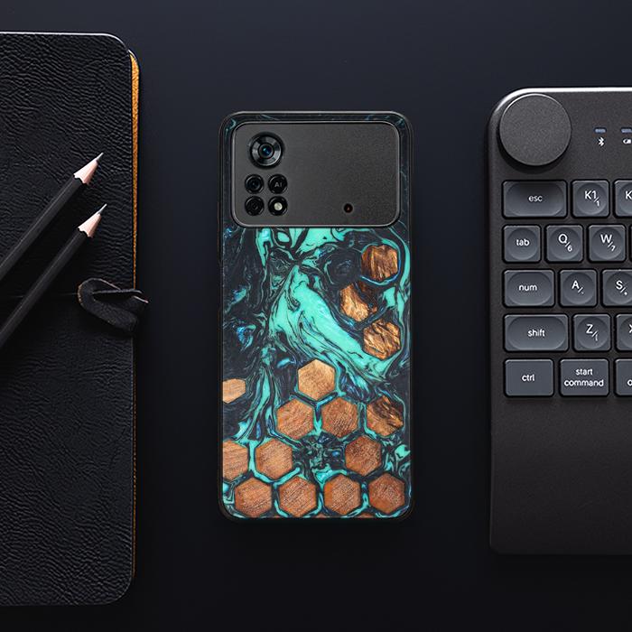 Xiaomi POCO X4 Pro 5G Handyhülle aus Harz und Holz - Synergy#F23