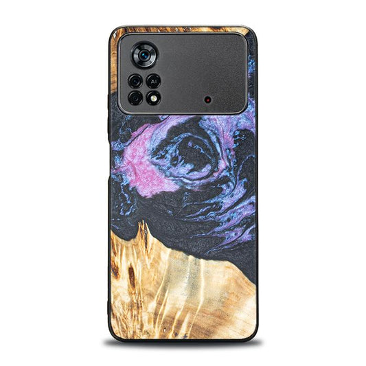 Xiaomi POCO X4 Pro 5G Handyhülle aus Harz und Holz - Synergy#F25