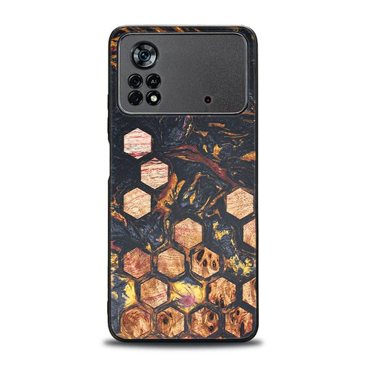 Xiaomi POCO X4 Pro 5G Handyhülle aus Harz und Holz - Synergy#F26