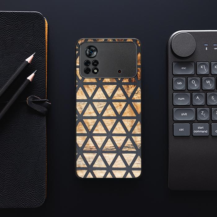 Xiaomi POCO X4 Pro 5G Handyhülle aus Harz und Holz - Synergy#F29