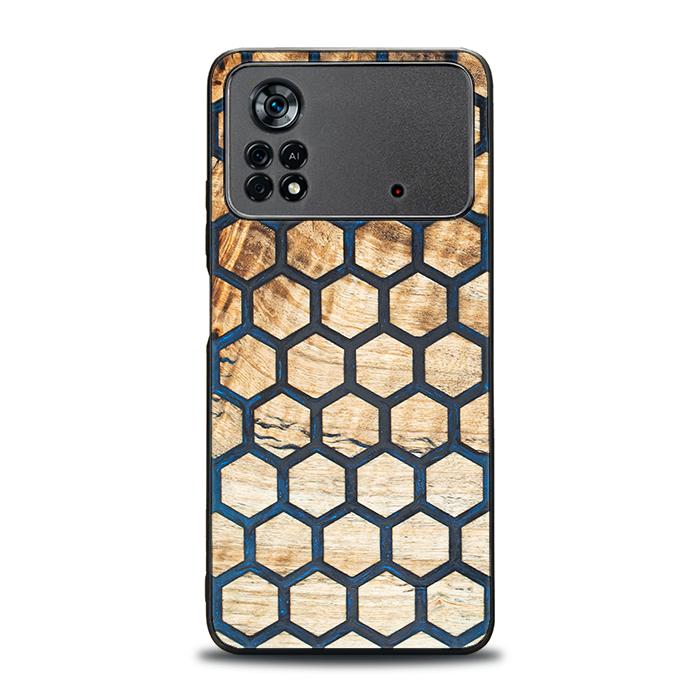 Xiaomi POCO X4 Pro 5G Handyhülle aus Harz und Holz - Synergy#F36