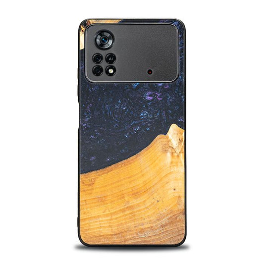 Xiaomi POCO X4 Pro 5G Handyhülle aus Harz und Holz - Synergy#F37