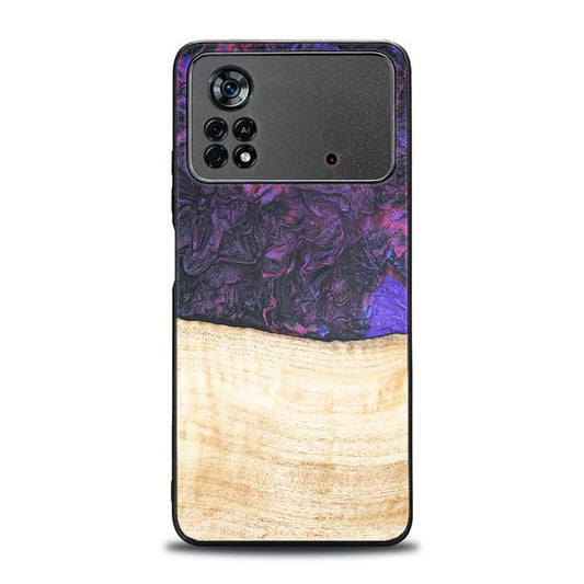 Xiaomi POCO X4 Pro 5G Handyhülle aus Harz und Holz - Synergy#F4