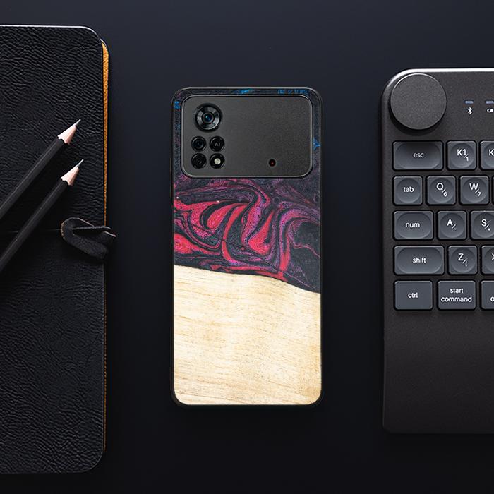 Xiaomi POCO X4 Pro 5G Handyhülle aus Harz und Holz - Synergy#F5