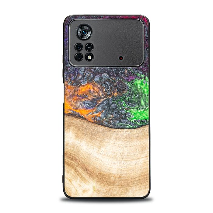 Xiaomi POCO X4 Pro 5G Handyhülle aus Harz und Holz - Synergy#F6