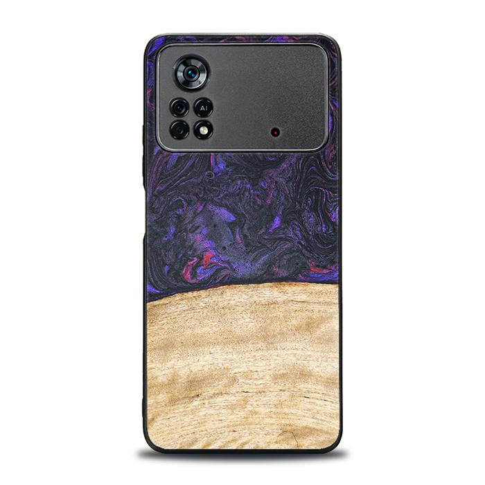 Xiaomi POCO X4 Pro 5G Handyhülle aus Harz und Holz - Synergy#F7