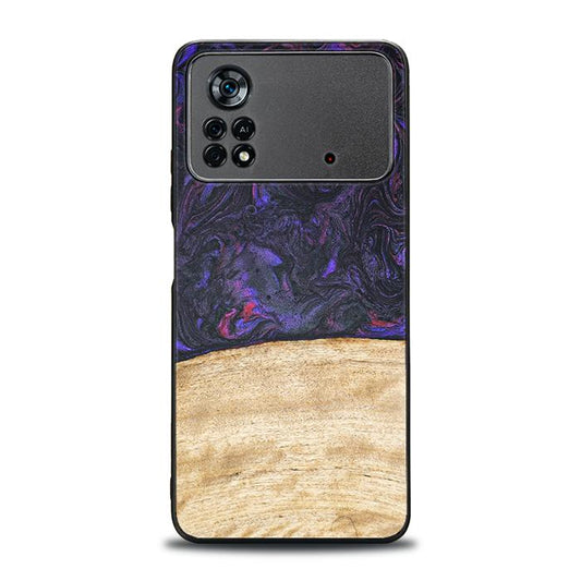 Xiaomi POCO X4 Pro 5G Handyhülle aus Harz und Holz - Synergy#F7