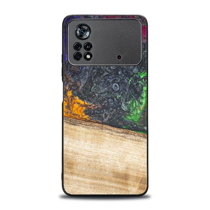 Xiaomi POCO X4 Pro 5G Handyhülle aus Harz und Holz - Synergy#F8