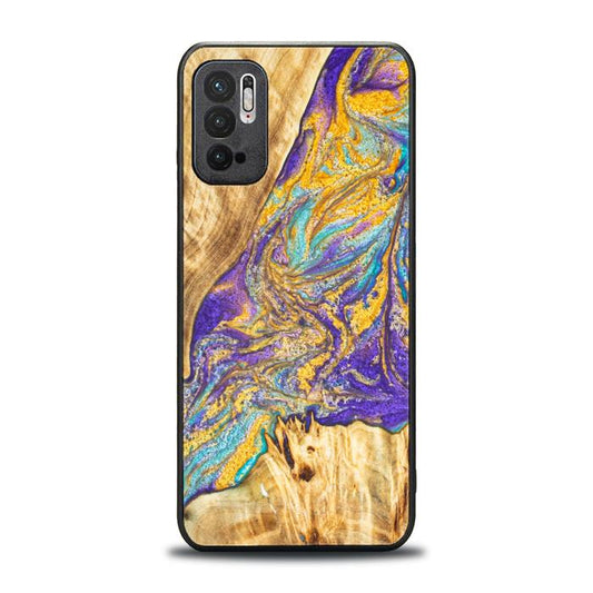 Xiaomi REDMI NOTE 10 5G Handyhülle aus Harz und Holz - SYNERGY#E2
