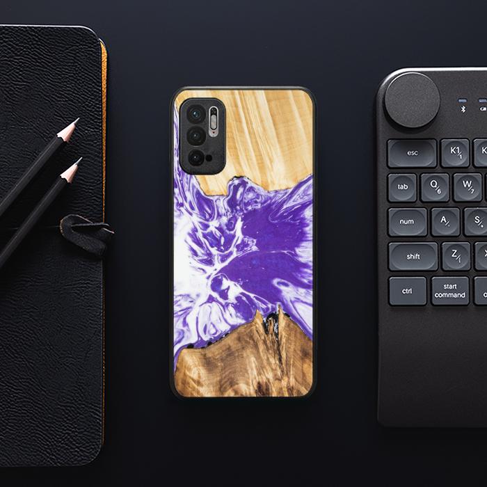 Xiaomi REDMI NOTE 10 5G Handyhülle aus Harz und Holz - Synergy#A78