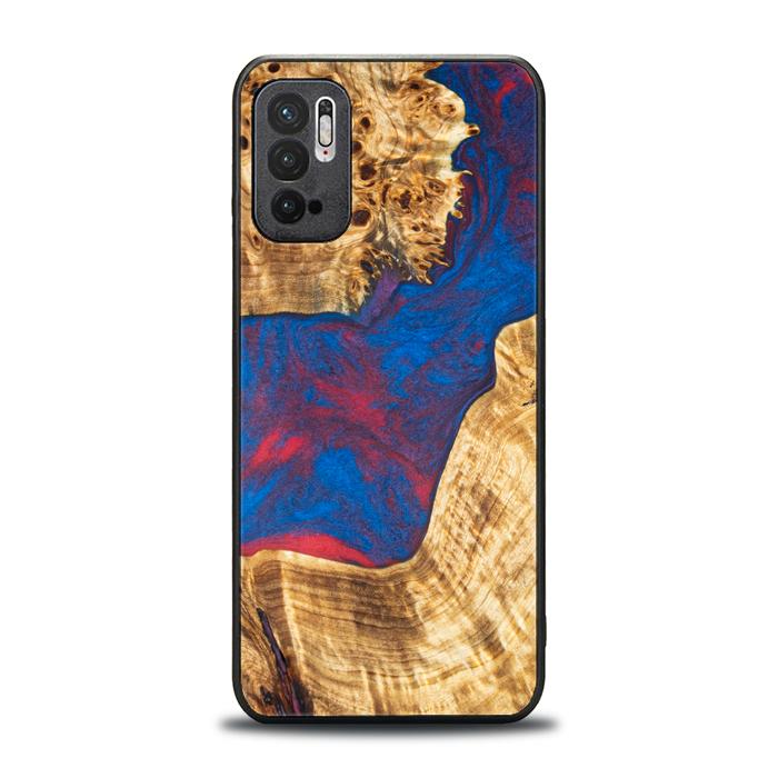 Xiaomi REDMI NOTE 10 5G Handyhülle aus Harz und Holz - Synergy#E10