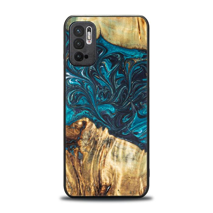 Xiaomi REDMI NOTE 10 5G Handyhülle aus Harz und Holz - Synergy#E12