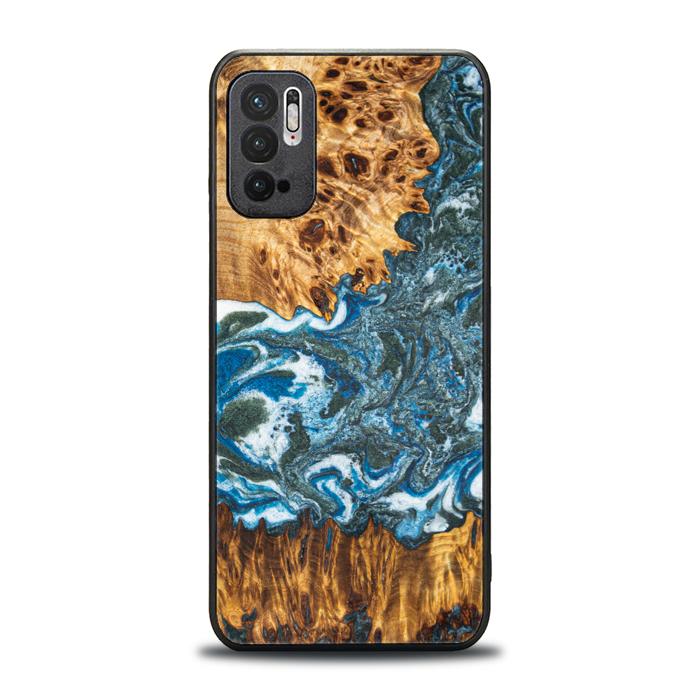 Xiaomi REDMI NOTE 10 5G Handyhülle aus Harz und Holz - Synergy#E17