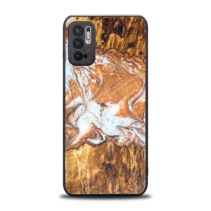 Xiaomi REDMI NOTE 10 5G Etui na telefon z żywicy i drewna - Synergy#E18