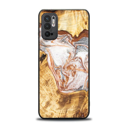 Xiaomi REDMI NOTE 10 5G Handyhülle aus Harz und Holz - Synergy#E5