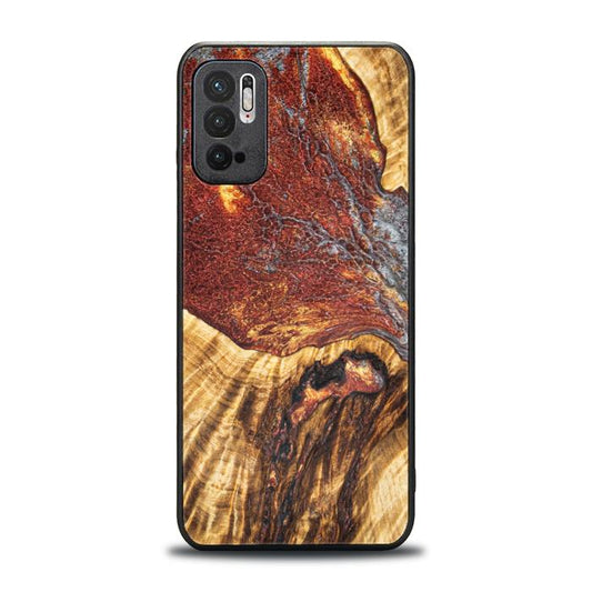 Xiaomi REDMI NOTE 10 5G Handyhülle aus Harz und Holz - Synergy#E9