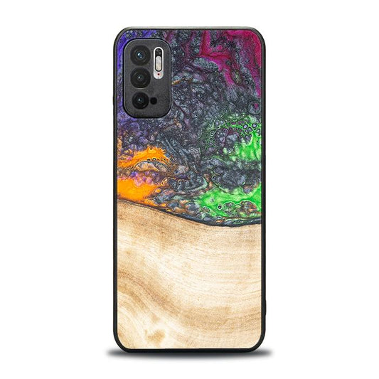 Xiaomi REDMI NOTE 10 5G Handyhülle aus Harz und Holz - Synergy#F1