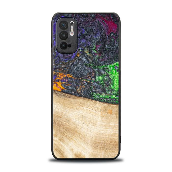 Xiaomi REDMI NOTE 10 5G Handyhülle aus Harz und Holz - Synergy#F10