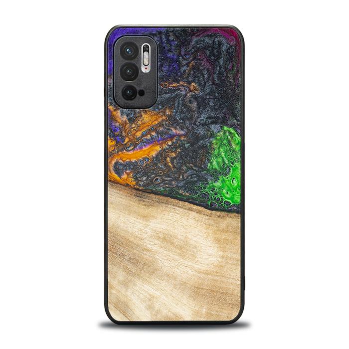Xiaomi REDMI NOTE 10 5G Handyhülle aus Harz und Holz - Synergy#F15
