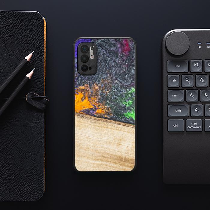Xiaomi REDMI NOTE 10 5G Handyhülle aus Harz und Holz - Synergy#F20
